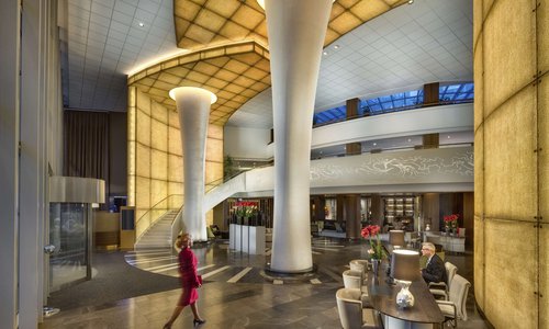 Vue du lobby
